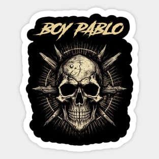 BOY PABLO MERCH VTG Sticker